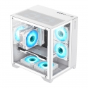 GameMax Infinity Mini WH Micro Tower Balts GameMax Infinity Mini WH Micro Tower Balts