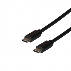 EFB Elektronik EBUSBC-USB20CK.0,5 USB-kaapeli USB 2.0 0,5 m USB C Musta
