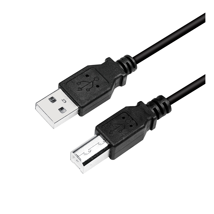 LogiLink CU0007B USB кабель USB 2.0 2 m USB A USB B Черный