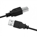 LogiLink CU0007B USB cable USB 2.0 2 m USB A USB B Black LogiLink CU0007B USB cable USB 2.0 2 m USB A USB B Black