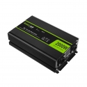 Green Cell INV11 toiteadapter ja vaheldi Automaatne 2000 W Must