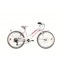 Atala Alice 24" jalgratas, 6-käiguline, valge Atala Alice 24" jalgratas, 6-käiguline, valge