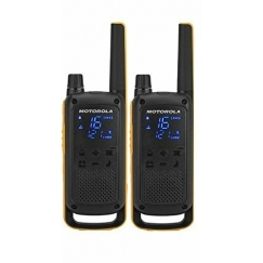 Motorola Talkabout T82 Extreme Twin Pack kahesuunaline raadio 16 kanalid Must, Oranž