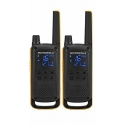 Motorola Talkabout T82 Extreme Twin Pack radiopuhelin 16 kanavaa Musta, Oranssi