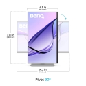 BenQ MA270UP монитор для ПК 68,6 cm (27") 3840 x 2160 пикселей 4K Ultra HD Белый BenQ MA270UP монитор для ПК 68,6 cm (27") 3840 x 2160 пикселей 4K Ultra HD Белый