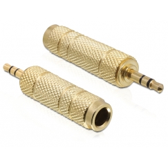DeLOCK 65360 kaabli soomuutja 3.5 mm 6.35 mm Kuld