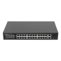 Lanberg RSFE-24P-2C-250 сетевой коммутатор Неуправляемый Gigabit Ethernet (10/100/1000) Питание по E