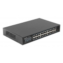 Lanberg RSFE-24P-2C-250 сетевой коммутатор Неуправляемый Gigabit Ethernet (10/100/1000) Питание по E