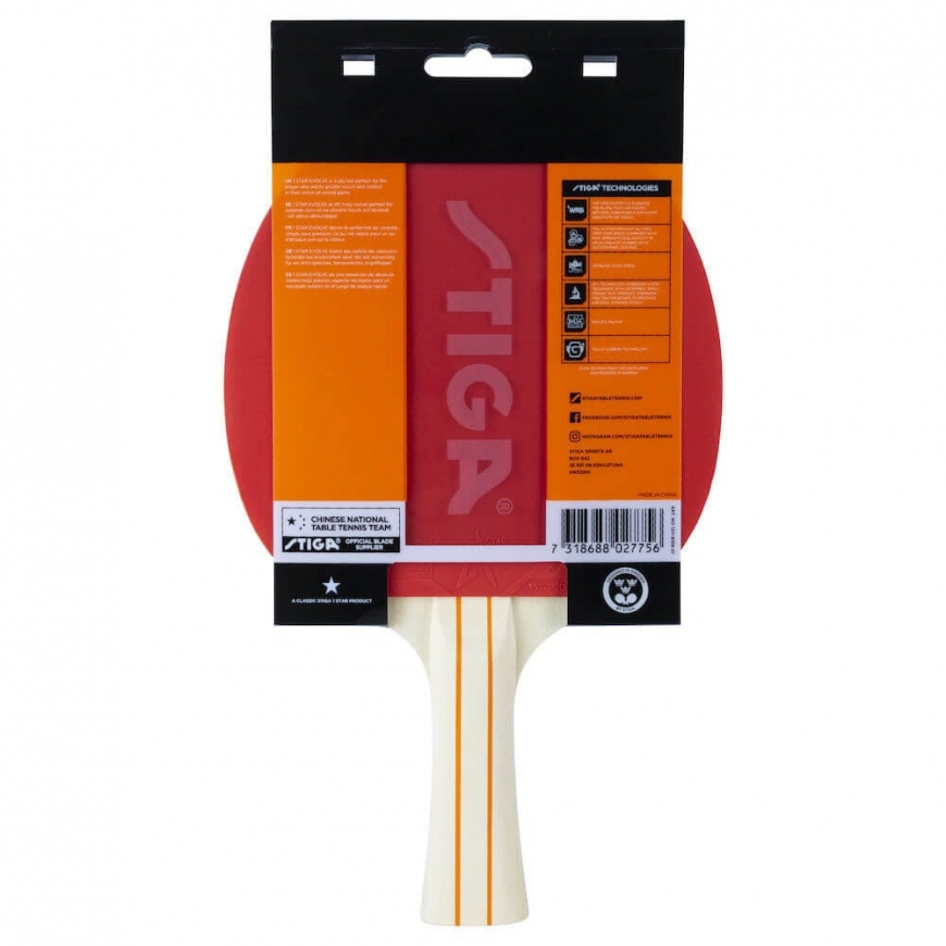 STIGA Sports 1211-8318-01 lauatennisepall Must, Punane – 3