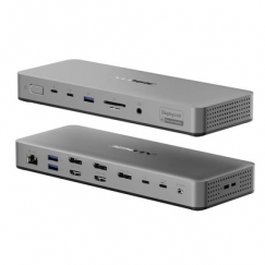 ALOGIC TB4DU4 dokstacija Vadu Thunderbolt Pelēks, Melns