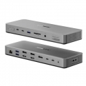 ALOGIC TB4DU4 knyginių kompiuterių dokas / jungčių replikatorius Vielinis Thunderbolt Pilka, Juoda ALOGIC TB4DU4 knyginių kompiuterių dokas / jungčių replikatorius Vielinis Thunderbolt Pilka, Juoda