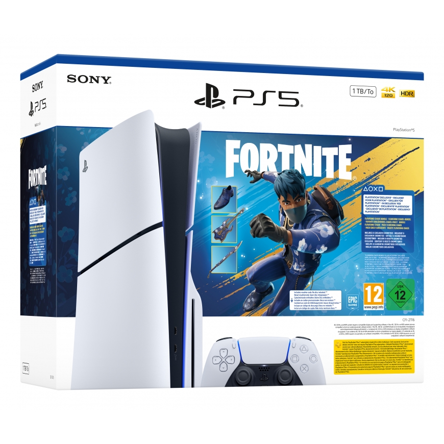 Sony PlayStation 5 - Fortnite Flowering Chaos Bundle 1 TB Wi-Fi Black, White – 4