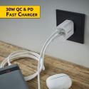 Intenso POWER ADAPTER USB-A/USB-C/7803012 Универсальная Белый Кабель переменного тока Быстрая зарядк