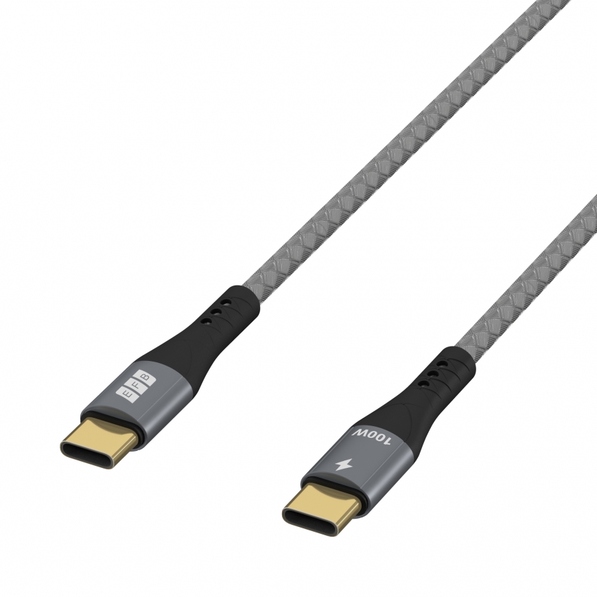 EFB Elektronik USB-CC-00001 USB-kaapeli USB 2.0 0,5 m USB C Musta, Harmaa – 2