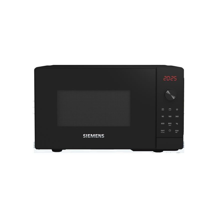 Siemens iQ300 FE023LMB2 mikroviļņu krāsns Melns