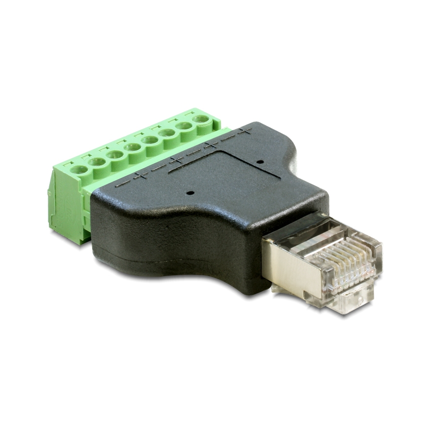 DeLOCK 65389 kabeļu spraudņu pāreja RJ45