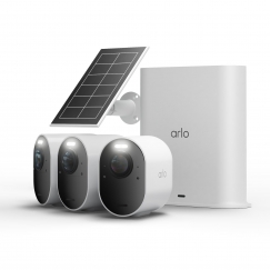 Arlo Ultra 3 Security Camera 3-cam kit + Solar Panel IP-turvakamera Ulkona 3840 x 2160 pikseliä Katto/seinä