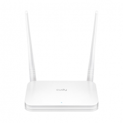 Cudy WR300 bezvadu rūteris Ātrais Ethernet Viena frekvenču josla (2.4 GHz) Balts