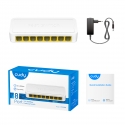 Cudy FS108D tīkla pārslēgs Fast Ethernet (10/100) Balts Cudy FS108D tīkla pārslēgs Fast Ethernet (10/100) Balts