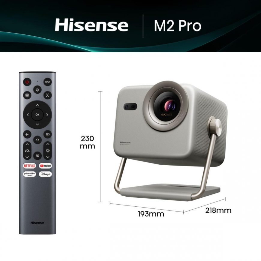 Hisense M2 Pro UHD 4K (3840x2160) 3D saderība Pelēks – 2