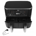 Ninja AF451EU обжарочный аппарат Одиночный 9,5 L 2470 W Аэрофритюрница с горячим воздухом Черный Ninja AF451EU обжарочный аппарат Одиночный 9,5 L 2470 W Аэрофритюрница с горячим воздухом Черный
