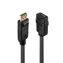 Lindy 41005 video kabeļu aksesuārs 0,15 m DisplayPort HDMI Melns Lindy 41005 video kabeļu aksesuārs 0,15 m DisplayPort HDMI Melns