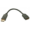 Lindy 41005 videokaabliadapter 0,15 m DisplayPort HDMI Must Lindy 41005 videokaabliadapter 0,15 m DisplayPort HDMI Must