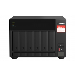 QNAP TVS-675 NAS Tower ZhaoXin KaiXian KX-6000 KX-U6580 8 GB DDR4 0 TB QuTS hero Черный