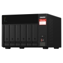 QNAP TVS-675 NAS Tower ZhaoXin KaiXian KX-6000 KX-U6580 8 GB DDR4 0 TB QuTS hero Musta