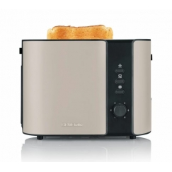 Severin AT 9576 leivänpaahdin 2 viipale(i)ta 800 W Beige, Musta