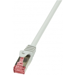 LogiLink Cat.6 S/FTP, 1m networking cable Grey Cat6 S/FTP (S-STP)