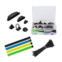 LogiLink KAB0084 cable organizer Universal Cable clip Multicolour 128 pc(s)