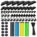 LogiLink KAB0084 cable organizer Universal Cable clip Multicolour 128 pc(s)