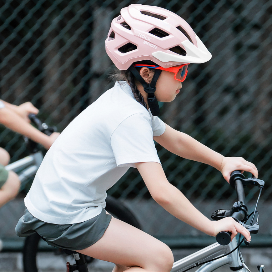 Rockbros LK-67 Youth Bike Helmet with Detachable Visor 54â58 c – 4
