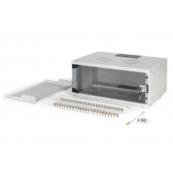 Digitus DN-49200-SET lentyna 4U Sieninis stovas Pilka