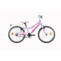 Atala Skate Girl 20" dviratis, 1-pavarų, baltas/fuksijos spalvos Atala Skate Girl 20" dviratis, 1-pavarų, baltas/fuksijos spalvos