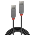 Lindy 3m USB 2.0 Type A to A Cable, Anthra Line Lindy 3m USB 2.0 Type A to A Cable, Anthra Line