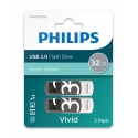 Philips Vivid USB atmintukas 64 GB USB A tipo 3.2 Gen 1 (3.1 Gen 1) Pilka, Balta Philips Vivid USB atmintukas 64 GB USB A tipo 3.2 Gen 1 (3.1 Gen 1) Pilka, Balta