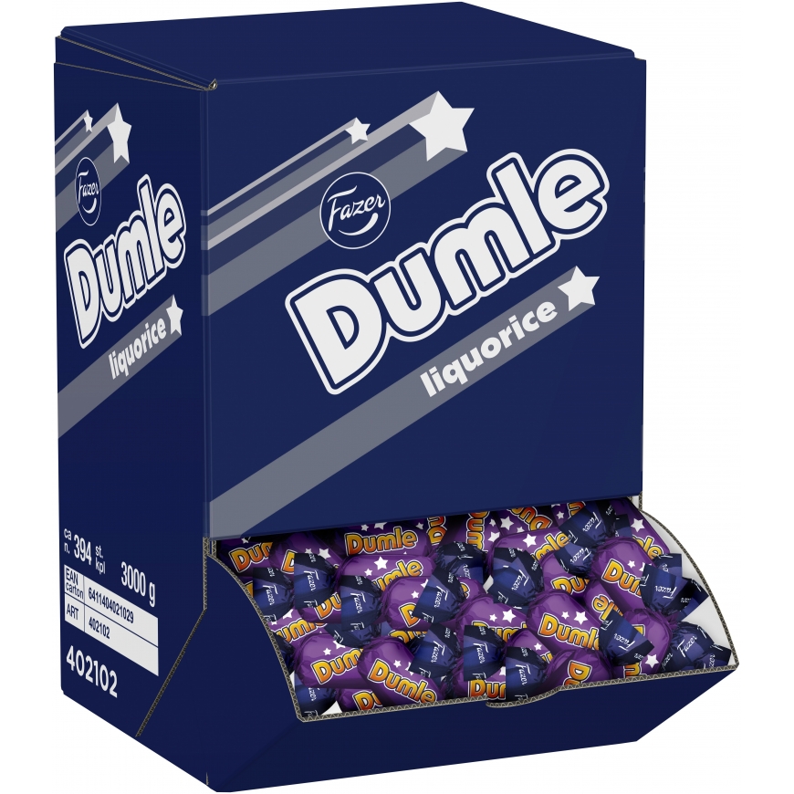 Fazer Dumle Lakrica šokolādes konfekte, 3