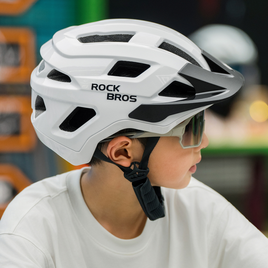 Rockbros LK-67 Youth Bike Helmet with Detachable Visor 54â58 c – 3