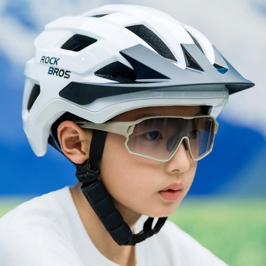 Rockbros LK-67 Youth Bike Helmet with Detachable Visor 54â58 c – 5