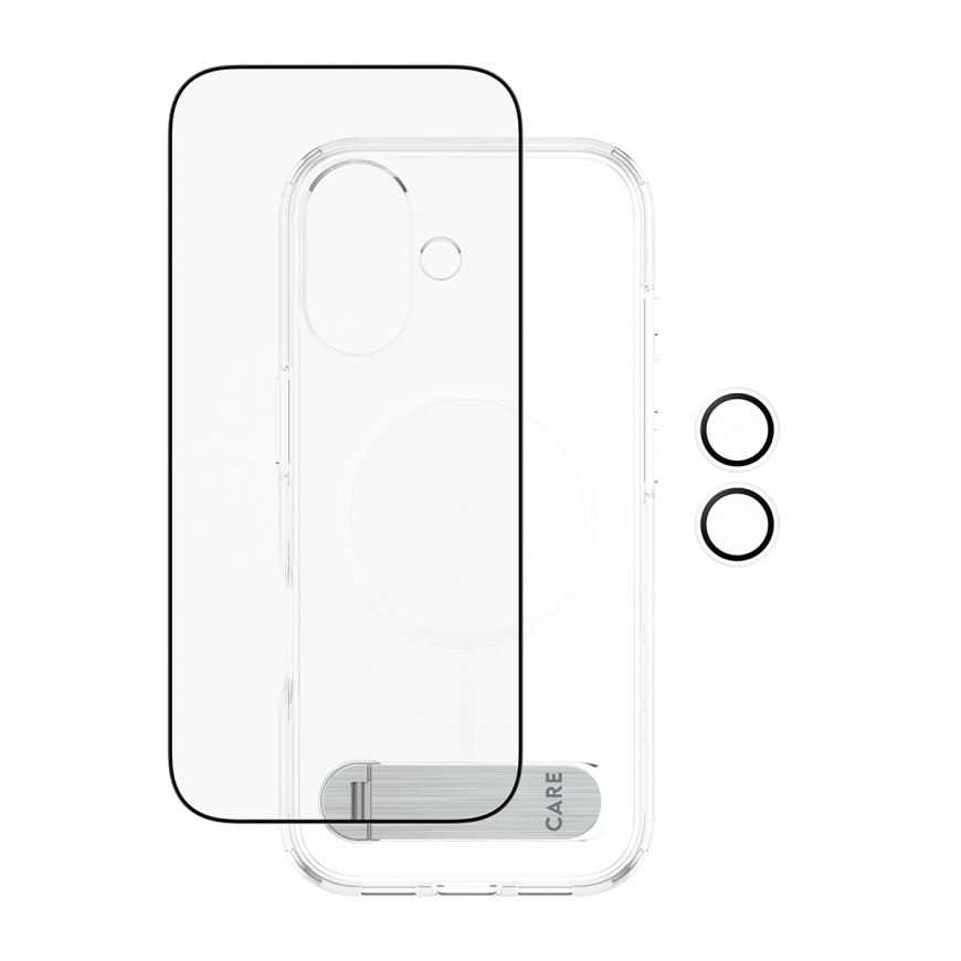 PanzerGlass ® | CARE by ® 3-in-1 Feature Kick Bundle iPhone 17 Kirkas näytönsuoja Apple 1 kpl – 4