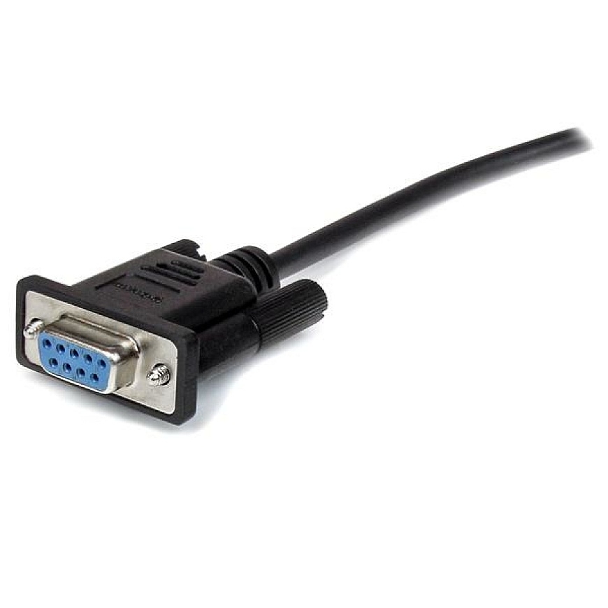 StarTech.com MXT1001MBK seriālais kabelis Melns 1 m DB-9 – 2