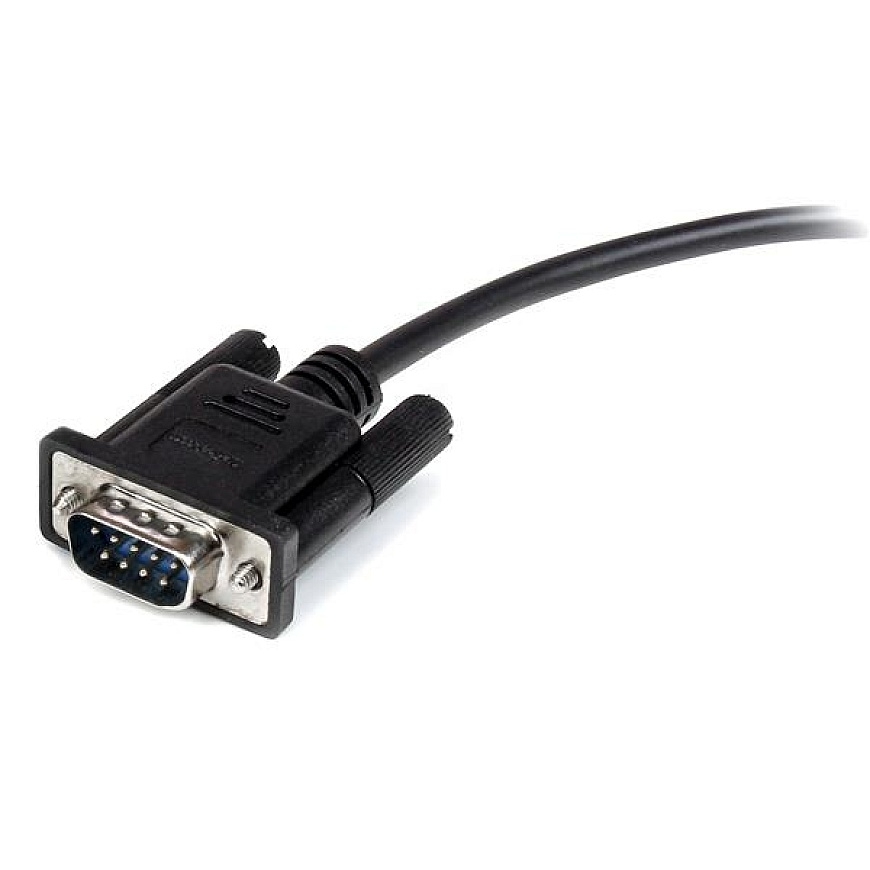 StarTech.com MXT1001MBK serijinis kabelis Juoda 1 m DB-9 – 3