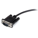 StarTech.com MXT1001MBK seriālais kabelis Melns 1 m DB-9