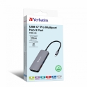 Verbatim CMH-09 USB Type-C 10000 Мбит/с Серебристый Verbatim CMH-09 USB Type-C 10000 Мбит/с Серебристый