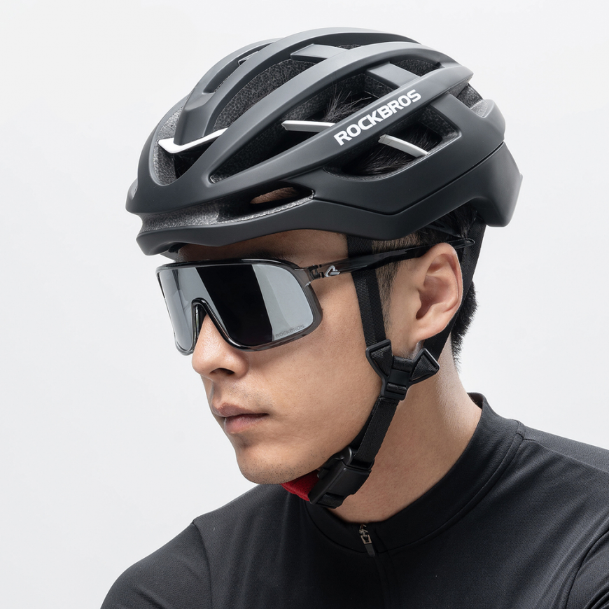 Rockbros HC-58BK-L Bike Helmet 58-61 cm - Black and Gray – 2