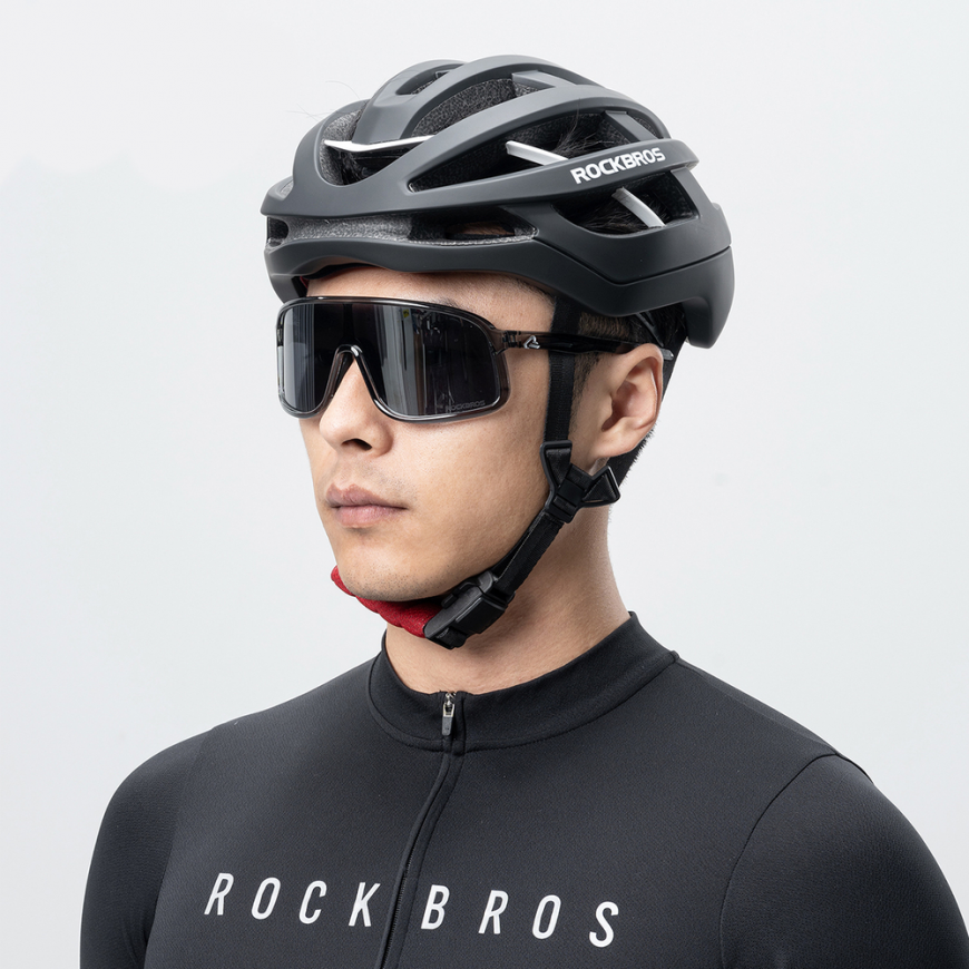 Rockbros HC-58BK-L Bike Helmet 58-61 cm - Black and Gray – 4