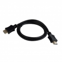Gembird CC-HDMI4L-0.5M HDMI kabelis 0,5 m HDMI Type A (Standard) Melns Gembird CC-HDMI4L-0.5M HDMI kabelis 0,5 m HDMI Type A (Standard) Melns