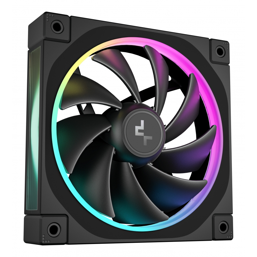 DeepCool FL12 Datora korpusam Ventilators 12 cm Melns 1 pcs – 5